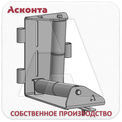 РУЛ2/250 Угловой кабельный ролик для кабельного лотка, ширина 250мм, Асконта