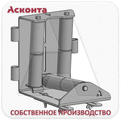 РУЛ3/250 Угловой кабельный ролик для кабельного лотка, ширина 250мм, Асконта