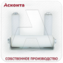 ПР150У Ролик прямой универсальный для кабельных лотков, L=135мм, Асконта