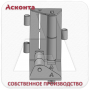 РУЛ2/250 Угловой кабельный ролик для кабельного лотка, ширина 250мм, Асконта